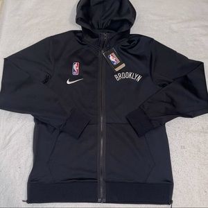 Nike NBA Brooklyn Nets Therma Flex Showtime Black Zip Up Jacket  Men Size Medium